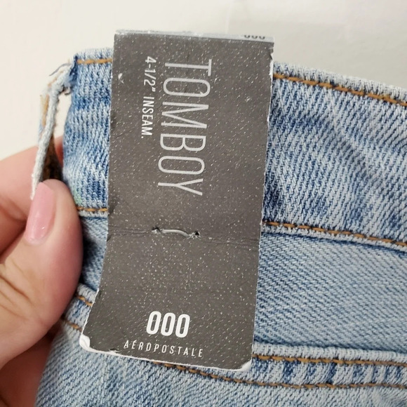 AEROPOSTALE TOMBOY DISTRESSED CUTOFF SHORTS NWT - Picture 5 of 7